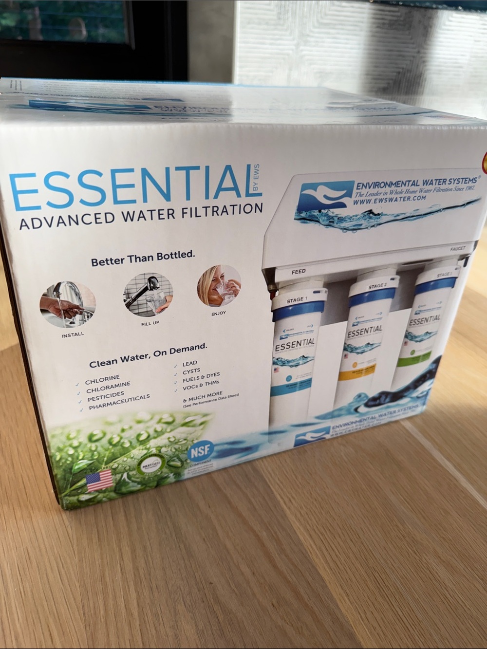 [Unopened Box] EWS Essential Drinking Water (EWS) Filtration System